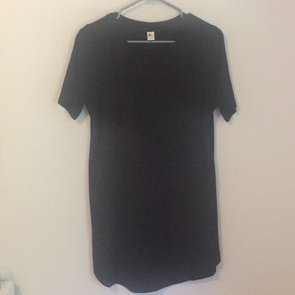Versatile Cotton Black Dress